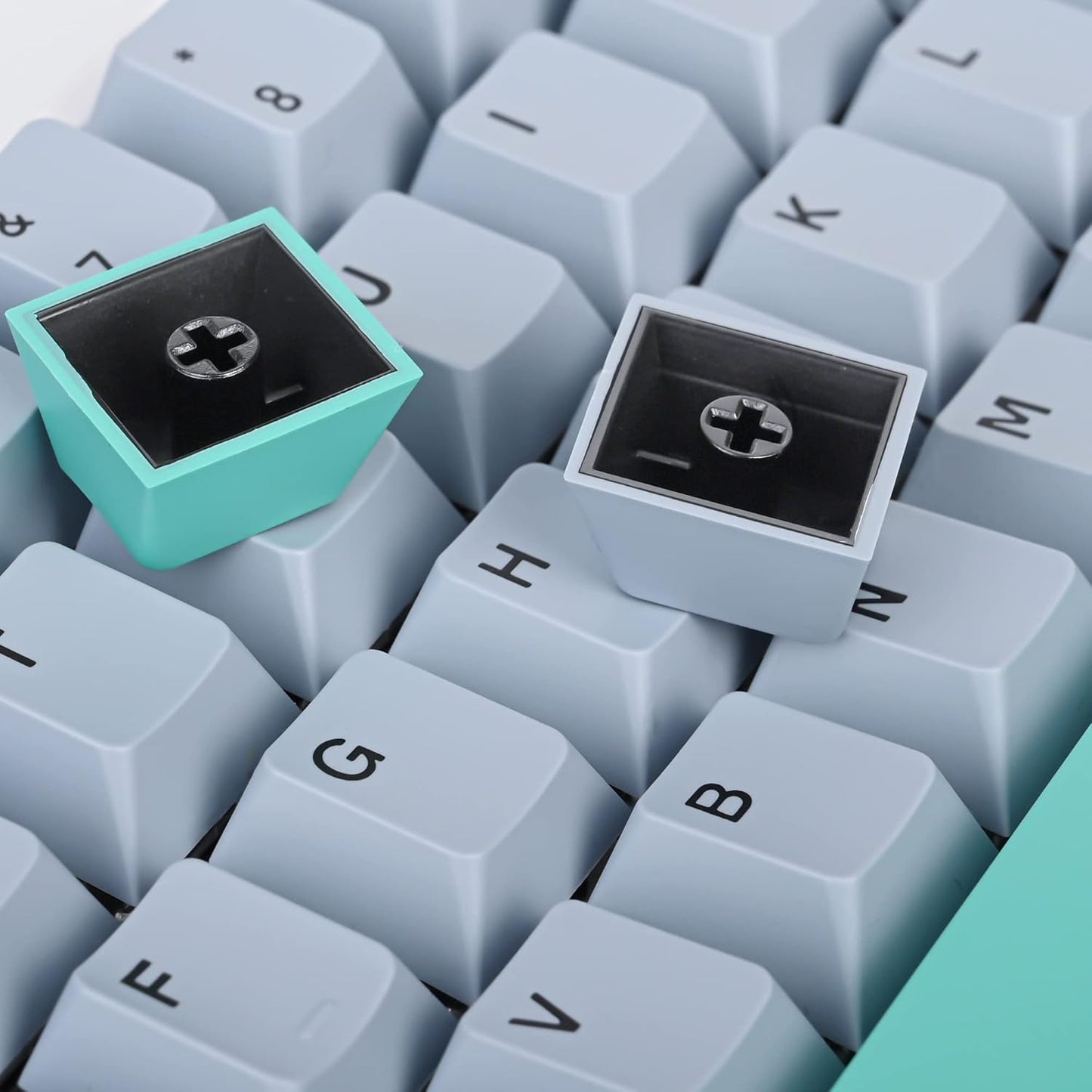 61 PBT Game keycap, 60% Backlight with Key Puller OEM Configuration American Layout, 87/104 Mechanical Keyboard (no Keyboard) (Ahris)