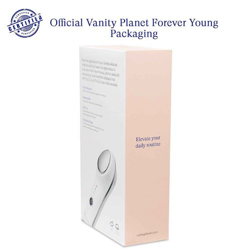 Vanity Planet Forever Young Face Massager- Hot & Cold Rejuvenating Facial Wand with Sonic Vibration Mode, Reduces Pores Fine Lines, Puffiness and Redness
