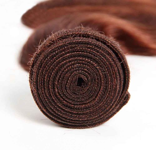 Color 33 Bundles Reddish Brown Body Wave Bundles Copper Brown Body Wave Bundle Unprocessed Brazilian Remy Hair Extensions 16 18 20 Inch