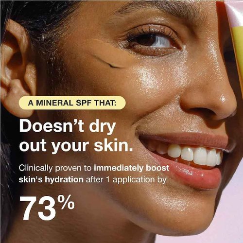 iNNBEAUTY PROJECT Mineral Sun Glow Broad Spectrum SPF 43 PA +++ with and Vitamin C 1.7 oz / 50 ml (Medium-Deep) + Bonus Acne Patch (36 Pieces)