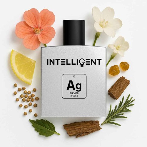 Intelligent Silver Eau de Parfum | Cologne for Men | Clean, Collected, and Sophisticated | 3.4 Fl Oz (100 mL)