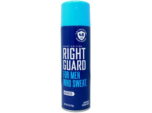 Right Guard Sport Unscented Aerosol Antiperspirant Spray 6 oz (Pack of 8)
