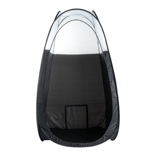 Naked Sun Black Spray Tan Tent - Pop Up Portable Professional Self Tanning Booth with Carry Bag Waterproof Floor and Extraction Fan Opening - Sunless Spray Tan Backdrop