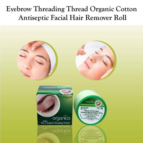 ORGANICA 40 Spool x 300m Organica Organic Cotton Eyebrow Threading Thread - India