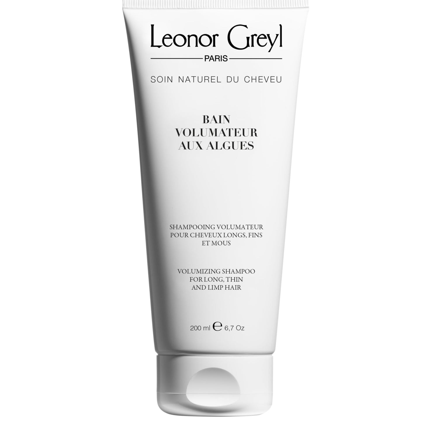 Leonor Greyl Volumizing Shampoo – 6.7 oz for Fine, Long Hair | Delivers Luxurious Volume & Shine | Enriched with Seaweed & Plant Proteins | Vegan, Sulfate-Free