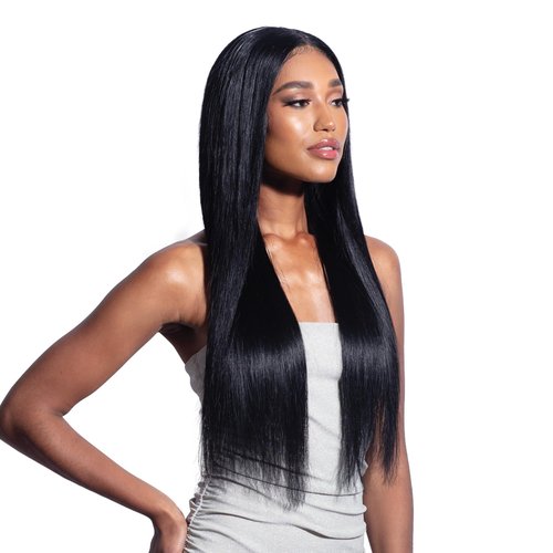 Shake-N-Go - GLOSSY 100% VIRGIN REMY HAIR - STRAIGHT (10"/12"/14", NATURAL)