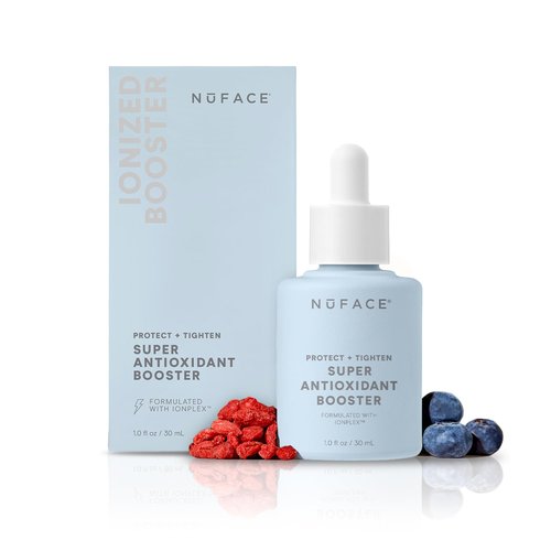 NuFACE Antioxidant Serum - Facial Firming, Smoothing & Tightening Serum to Shield and Protect Against Blue Light - Multi-Use Skincare & Super Booster for NuFACE Microcurrent Device Results (1 oz)