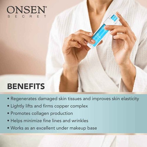 Onsen Secret - Anti Aging Face Moisturizer Cream 50 ml - Daily Skin Rejuvenation - Natural Anti-Aging Properties - Hydration & Protection - Organic Ingredients