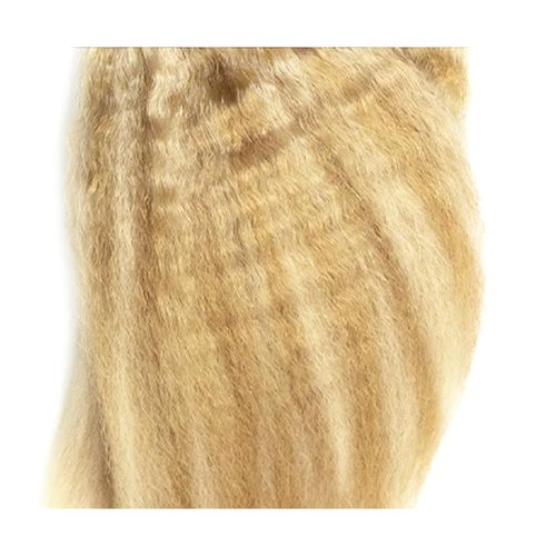 24 26 28 inch P27/613 Human Hair Bundles Blonde Kinky Straight Bundles 613 Blonde Yaki Human Hair Bundle