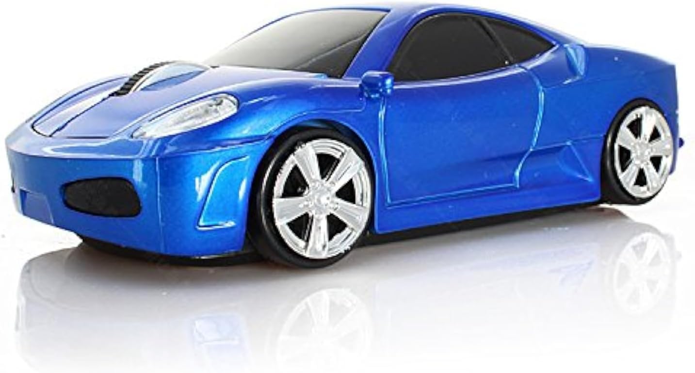 2.4Ghz Wireless Car Shape Mouse 3D Optical Gaming Mice USB Mini Receiver for PC Laptop Computer
