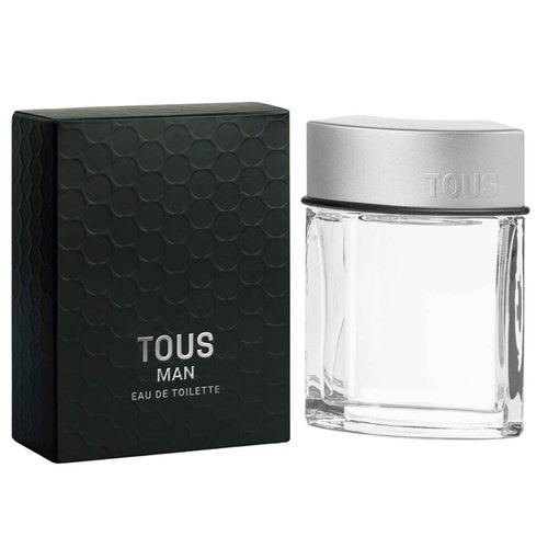 TOUS Eau De Toilette For Men, Elegant Fruity Woody Perfume for Man with Notes of Sage, White Musk, Cedarwood, and Sandalwood. Long-Lasting Fragrance for Daily Wear, 3.4 Fl Oz