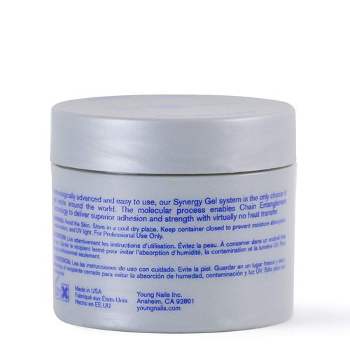 Young Nails Synergy Gel System, Foundation Gel - Builder Gel Base Coat, Superior Adhesion & Strength, Hard Gel Base Coat - Base Gel, Clear, 60g