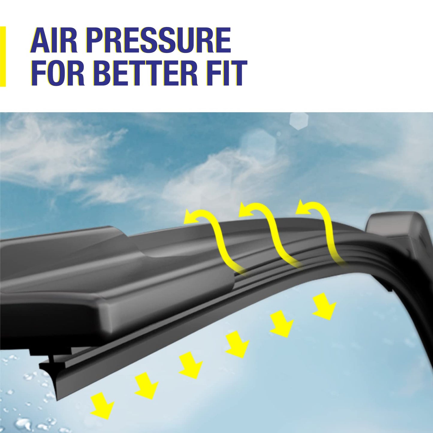 22"+20" Windshield Wiper Blades Replacement For Toyota Tacoma 2023 2022 2021 2020-2016 4Runner 2009-2003 86 2020-2017 GR86 2024-2022 /Chevy Camaro 2020-2016 Corvette 2019-2014+More(Set of 2)