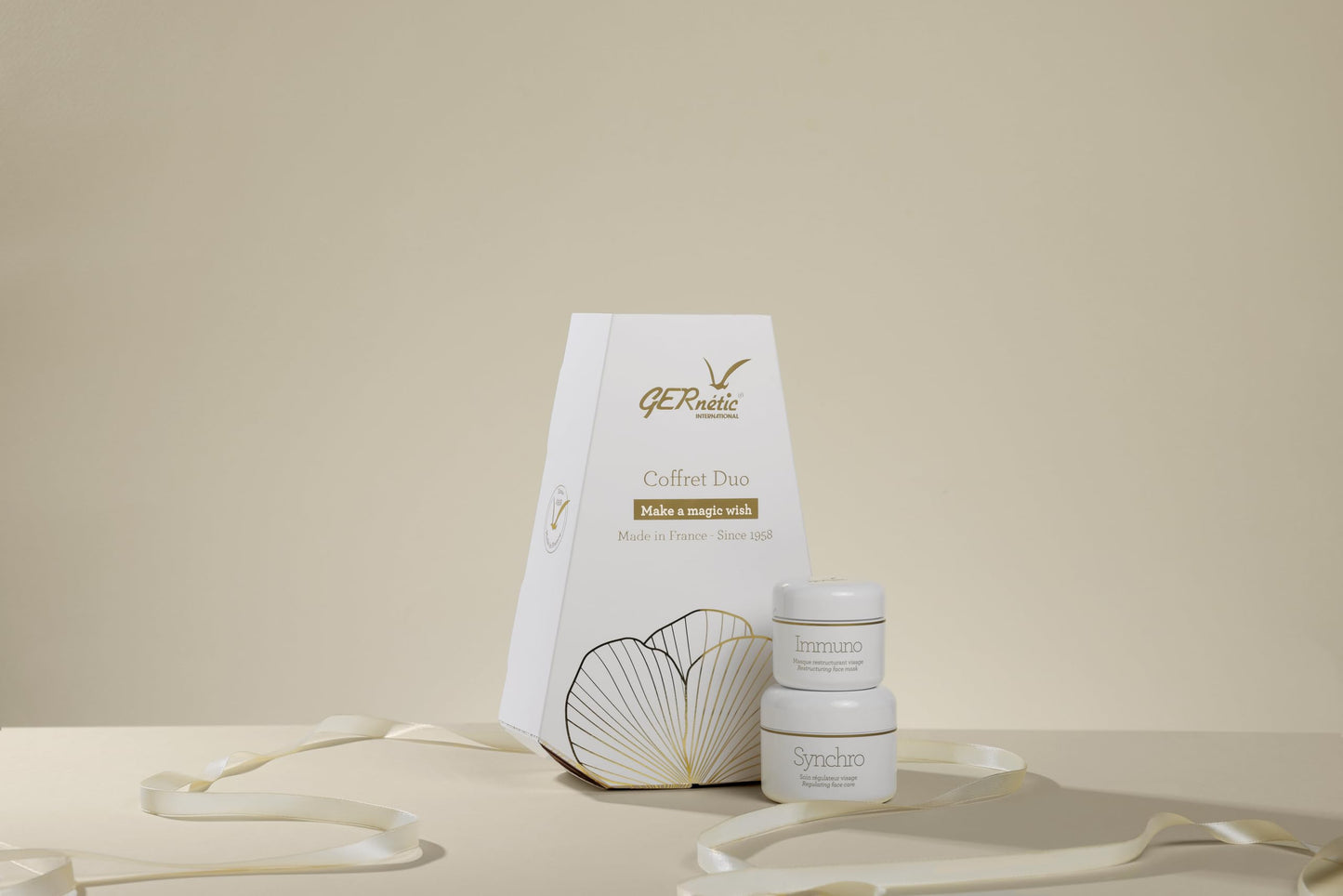 Gernetic Synchro Cream Regulating face care 50ml 1.6oz + GERne'tic IMMUNO Restructuring face mask 30ml 1.0 oz