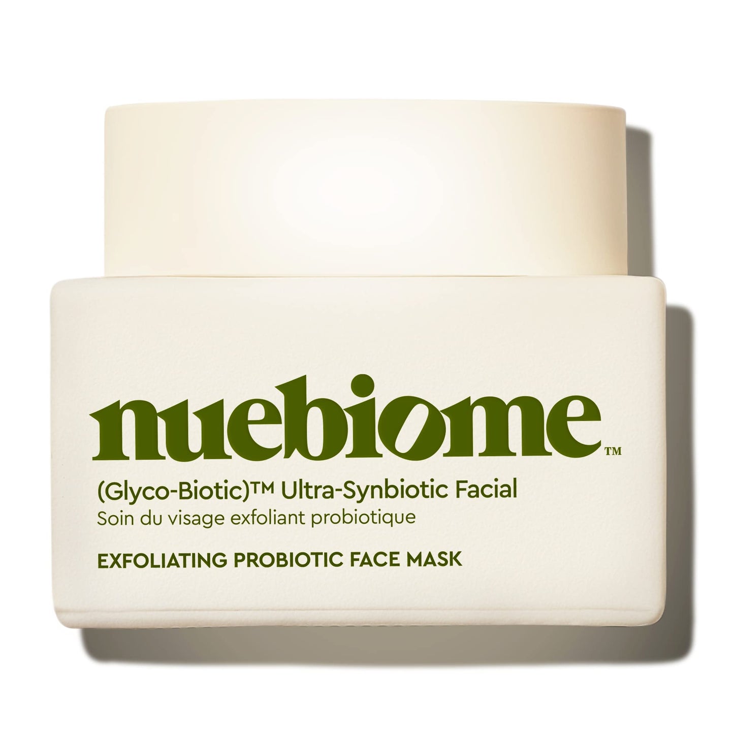 Nuebiome Glyco-Biotic Ultra Synbiotic Facial, AHA/BHA Face Mask for Great Skin Clarity, Texture, Radiant Skin, Acne Control and Refining Pores; 54 mL