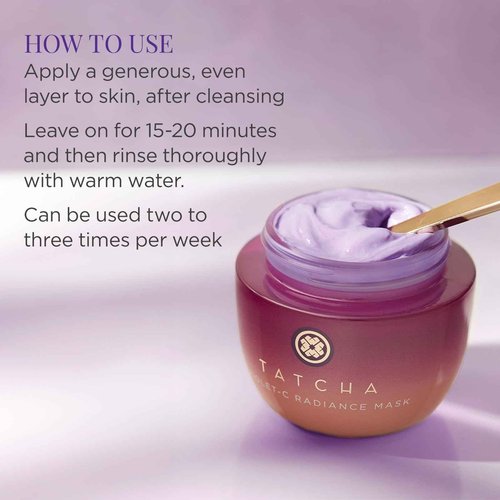 TATCHA The Violet-C Radiance Mask: Creamy Firming Mask with Vitamin C for Soft, Glowing Skin (50 ml / 1.7 oz)