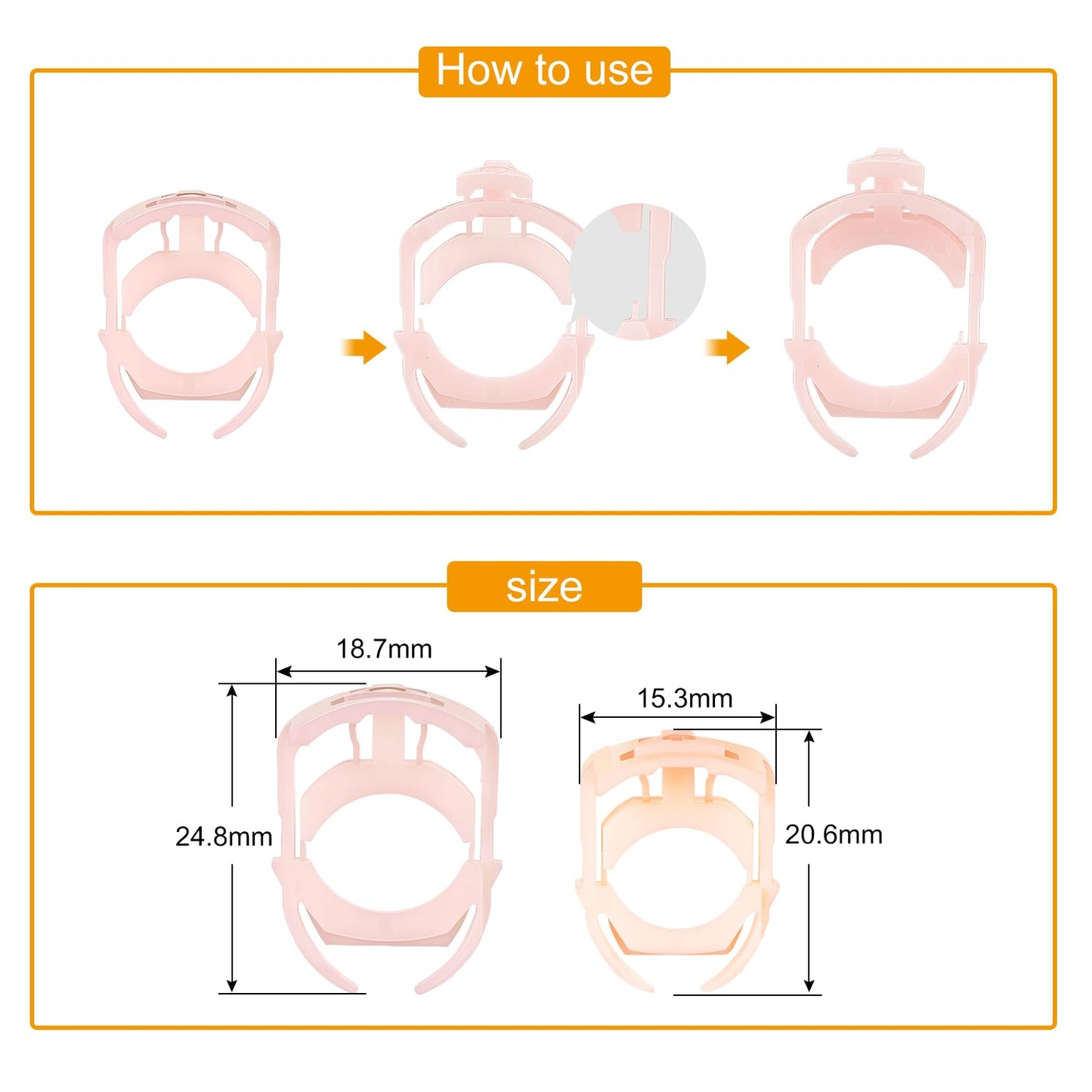 GOOACC 70Pcs Fuel Line Retaining Clips Assortment Kit 3/8" 5/16" Fuel Line Hose Pipe Retainer Clip Compatible with Ford GM