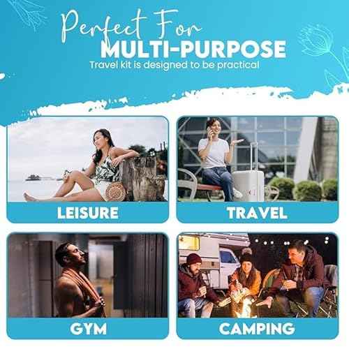 Compact Personal Shower Kit To-Go? Your Hygiene Companion for Travel, Gym, and Outdoor Adventures (100)