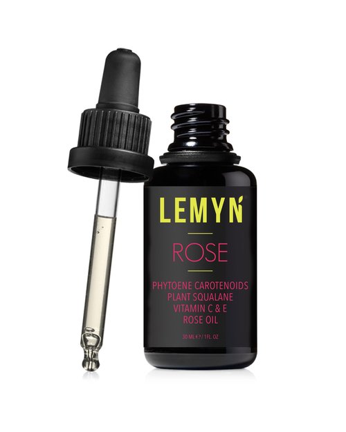 Lemyn Organics Squalane + Vitamin C Rose Oil | Enhanced with Carotenoids and Vitamin E | Freshly Made Face Oil | Hydrate & Firm | Small-Batch Artisan Skincare 30ml