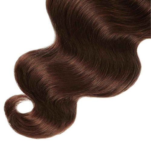 Dark Brown Body Wave Bundles Human Hair Chocolate Brown Body Wave Bundles Color 4 Human Hair Double Weft Brazilian Remy Hair Extensions Wet and Wavy Silky Soft for Black Women 26 28 30 inch