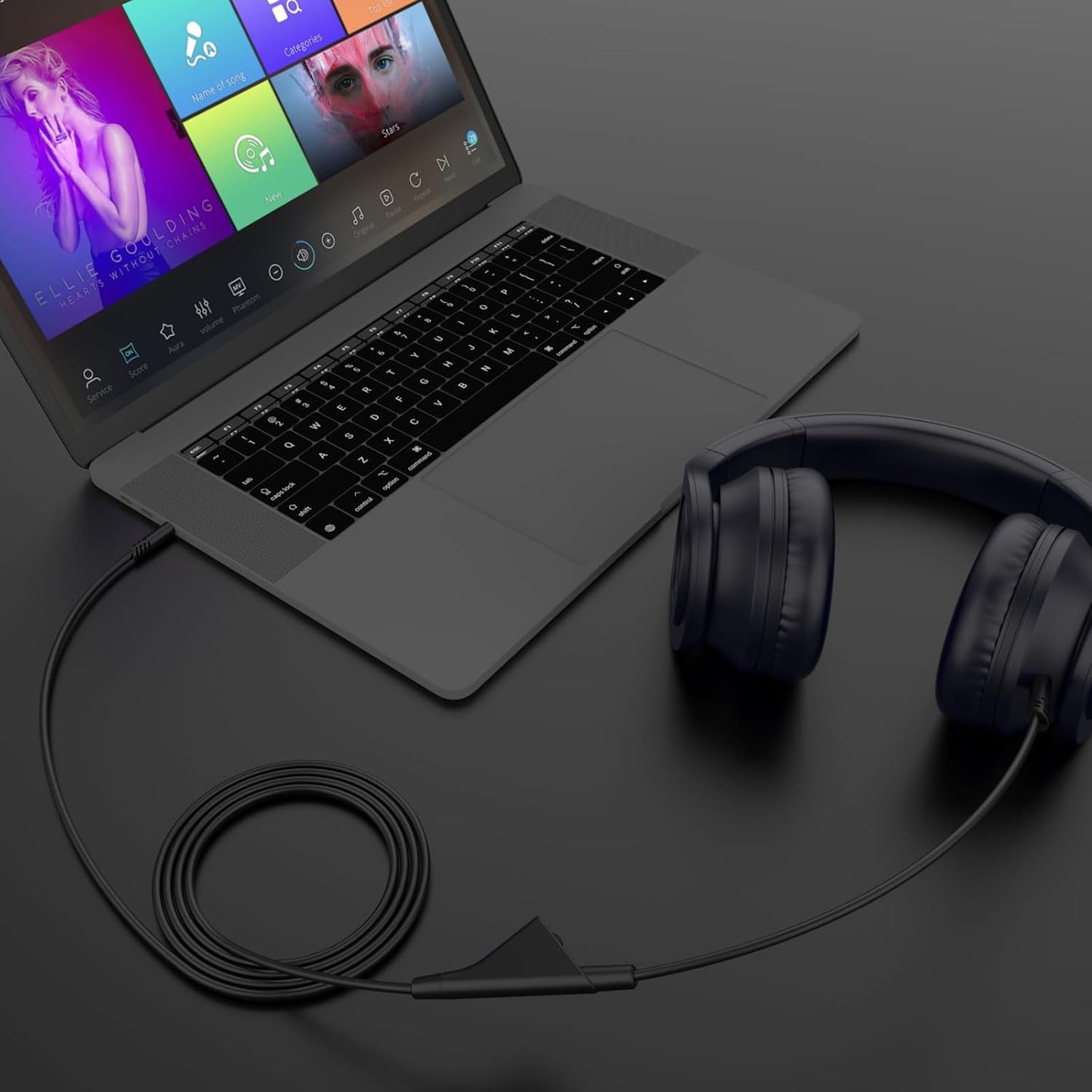 Zosvoses A40 TR Cable with Volume Control Compatible with Astro A50, A40, A40 TR, A30, A10 Gaming Headset for Xbox One, PS4 Controllers, PC, 6.56ft