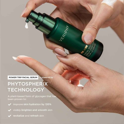 Veriphy Exfoliating AHA Facial Serum | Hydrating & Brightening Solution for Dark Spots, Fine Lines, and Wrinkles | Anti-Aging Hyaluronic Acid Serum for Face | Night Face Serum