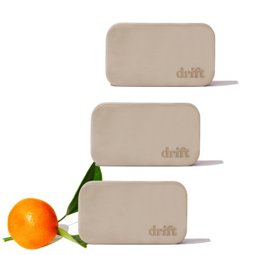 Drift Car Air Freshener - The Original Stone Air Freshener - Car Odor Eliminator - Long Lasting Scent - Metal Clip - Essential Oils - Clean Ingredients - Grove Scent 3 Pack Refill - NO CLIP INCLUDED