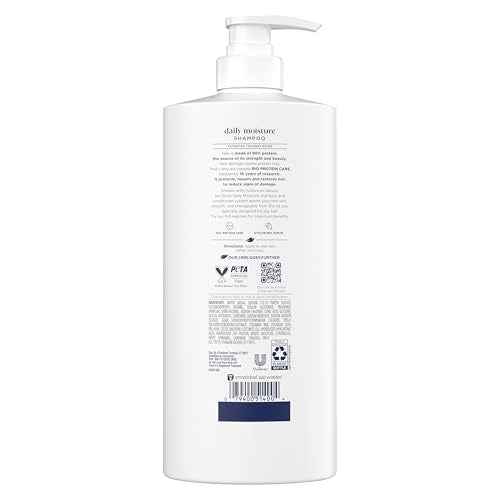 Dove Damage Therapy Shampoo Daily Moisture for Dry Hair with Bio-Protein Care Technology and Hyaluronic Serum 28 Fl Oz