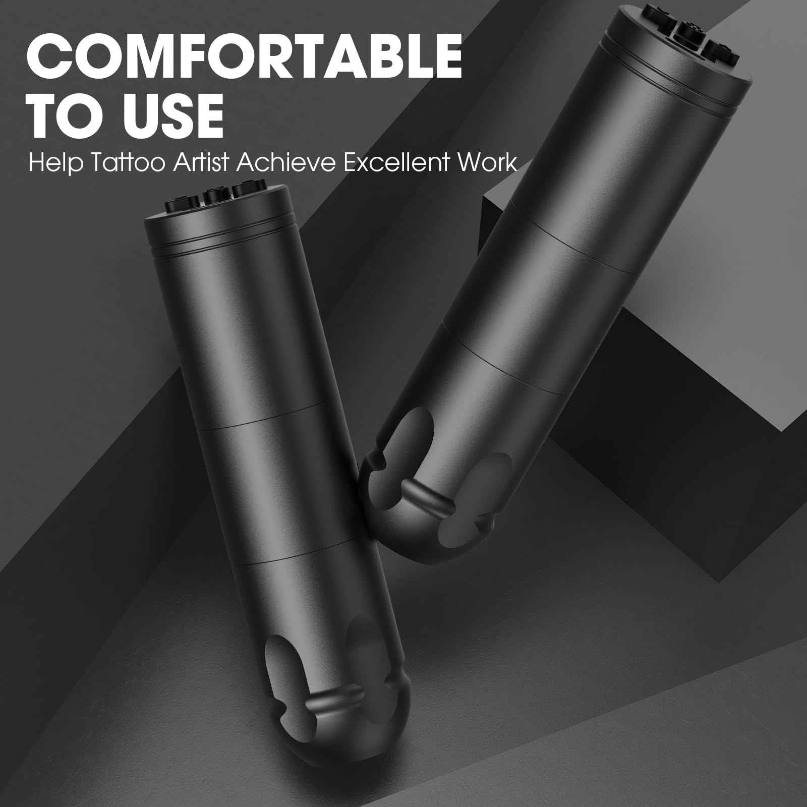 INKin Tatoo Machine Kit for Beginners, Tattoo Gun with 3.5mm Stroke Length for Starters Complete Kit, Ultra-One Wireless Tattoo Machine with 1600mAh Battery and 20PCS Tattoo Needles Assorted