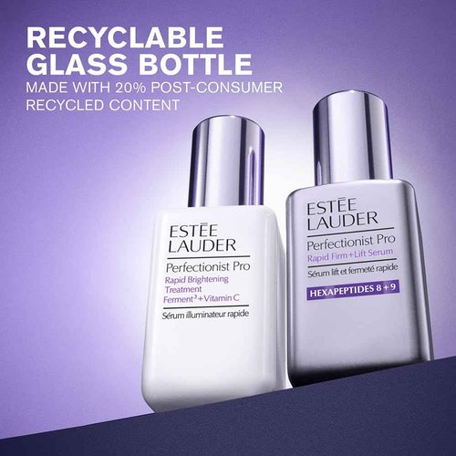 Estée Lauder Perfectionist Pro Rapid Brightening Treatment Face Serum with Ferment3 + Vitamin C| Targets Dark Spots, 1 Fl Oz