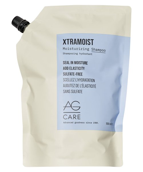 AG Care Xtramoist Moisturizing Shampoo, Seal in Moisture and Add Shine, Sulfate-Free Shampoo, 33.8 Fl Oz