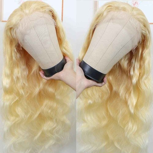 613 Lace Front Wig Human Hair 28inch 13x4 Blonde 100% Wig Human Hair Blonde Lace Front Wigs Human Hair 180% Density Premium 613 HD Lace Frontal Wig Pre Plucked