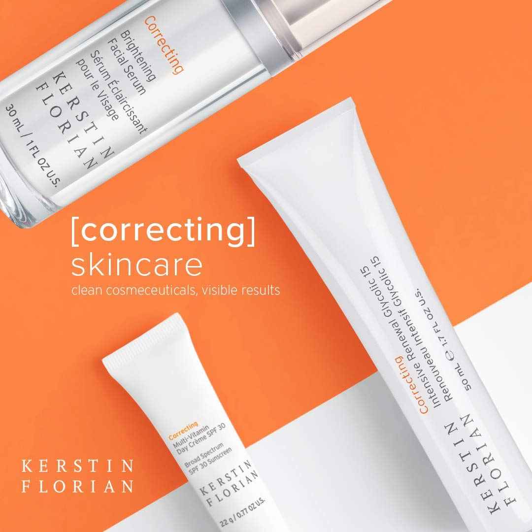 Kerstin Florian Correcting Cleanse & Tone Set: Salicylic Acid & BHA Deep Cleansing and Pore Refining Kit
