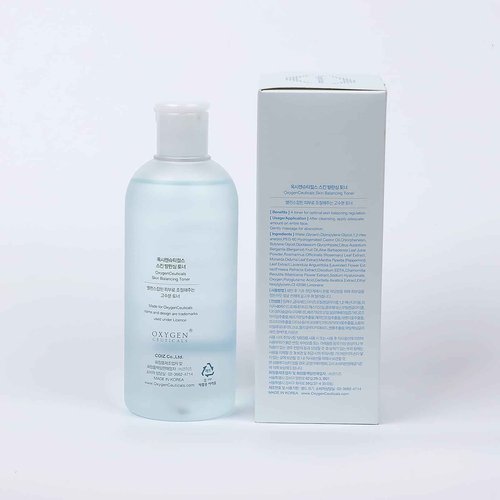 OxygenCeuticals Skin Balancing Toner – Hydrating & pH Balancing Facial Toner with Centella, Lavender & Freesia Extracts, Improves Skin Texture for Oily & Combination Skin 10 fl.oz (300ml)