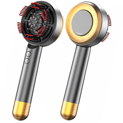 3 in 1 Electric Scalp Massager and Hair Oil Applicator, Hair Massager Scalp Applicator Brush for Hair Growth, Advanced Scalp Care Brush for Hair Oiling