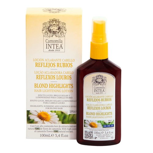Camomile Intea - Lightening treatment for hair with Blond Reflections - Lightening Lotion 100 ML + Shampoo 250 ML + Mask 250 ML