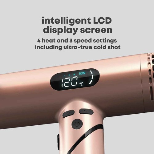 Dual Voltage Travel Hair Dryer with Diffuser - 1500W Plasma Ion Hair Dryer with Diffuser for Curly Hair, Fast Drying, Low Noise, Lightweight, No Heat Damage, home & European Travel 110V-120V/220V-240V