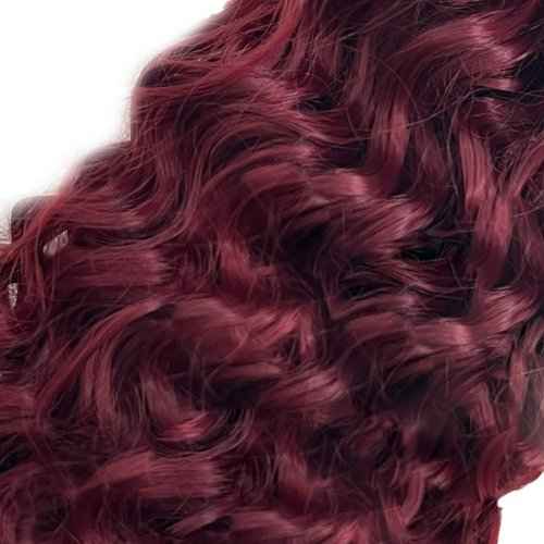 99J Human Hair Bundles Burgundy Water Wave Bundle Red Human Hair Bundle 18 18 18 inch Burgundy Water Wave 3 Bundles