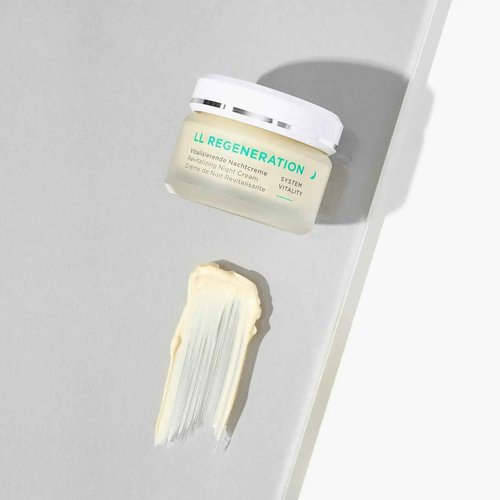 ANNEMARIE BÖRLIND - LL REGENERATION Revitalizing Night Cream - Natural Anti Aging Vitamin C, E and Retinoid Face Cream for Visibly Firmer and Wrinkle Free Skin - Step 4 of 5-1.69 Oz.