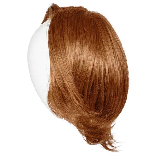 Raquel Welch Take A Bow Chin Length Layered Wig With Hand Tied Base by Hairuwear, Petite Average Cap, RL29/25 Golden Russet