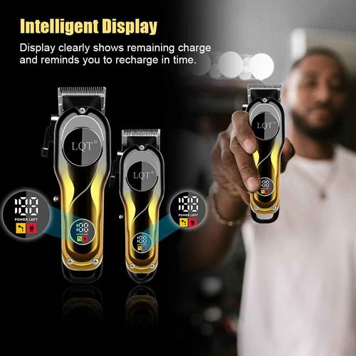 LQT Hair Clipper Set Professional Hair Trimmer Electric Foil Shaver Razor for Men Haircutting Machine for Barber Clippers and Trimmers Grooming Kit Nose Body Hair Trimmer