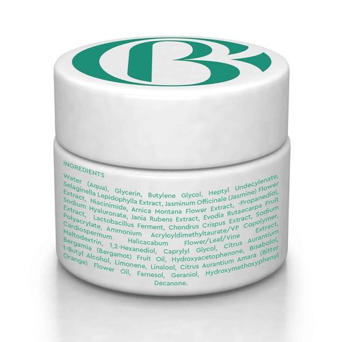 Clark's Botanicals Jasmine Vital Healing Cream - “Notox”, Anti-Wrinkle Instant Hydration Face Gel for Immediate Lifting & Revitalizing with Niacinamide, Algae, Calendula & Calming Jasmine