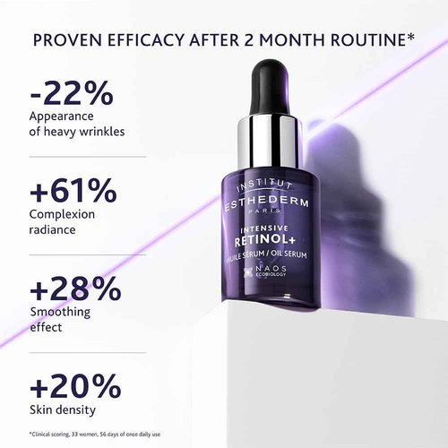Institut Esthederm - Intensive Retinol+ Oil Serum - Face and Neck - Anti-aging - Wrinkles - Firming Serum - Sensitive Skin