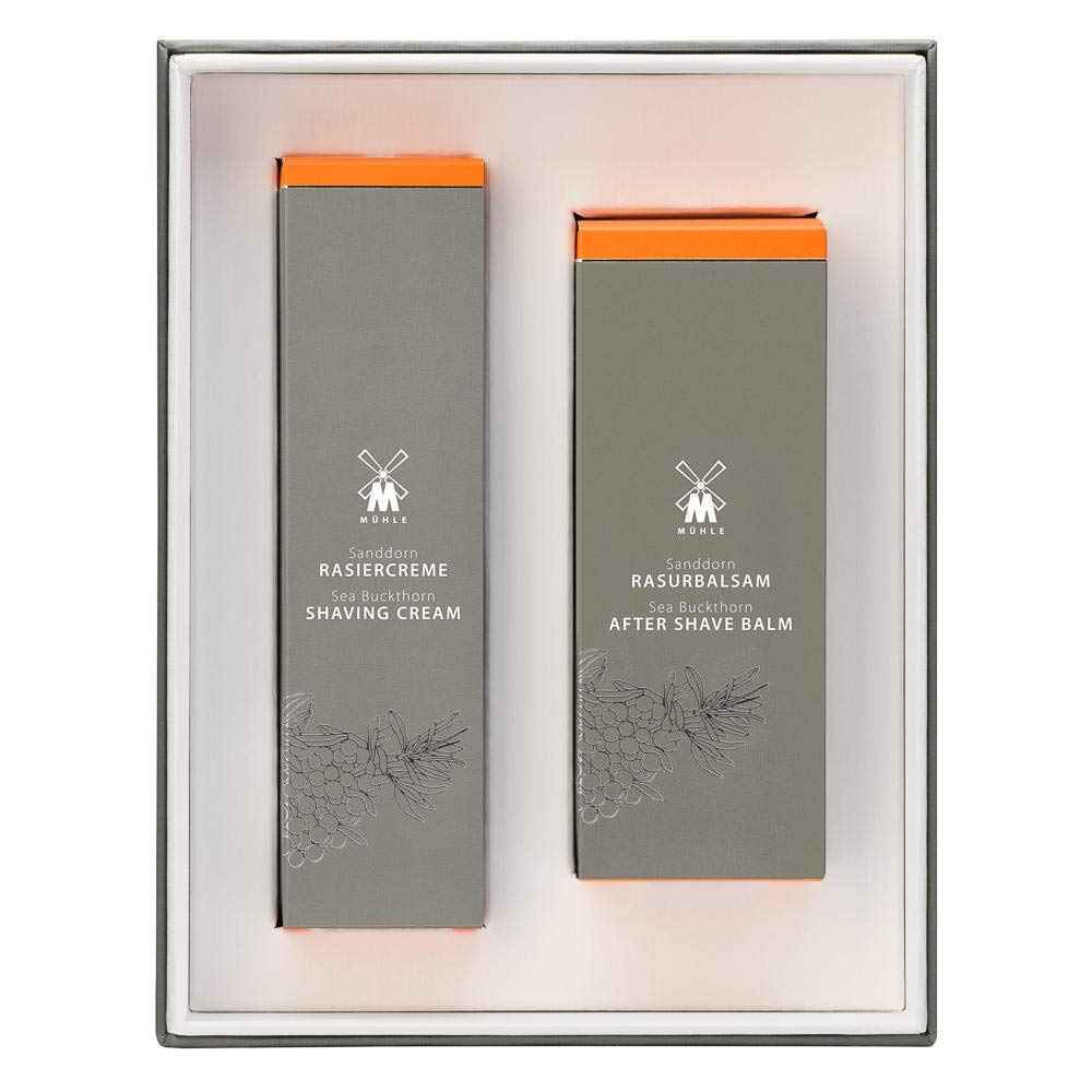MÜHLE SHAVE CARE Sea Buckthorn Set Incl. Shaving Cream & Aftershave