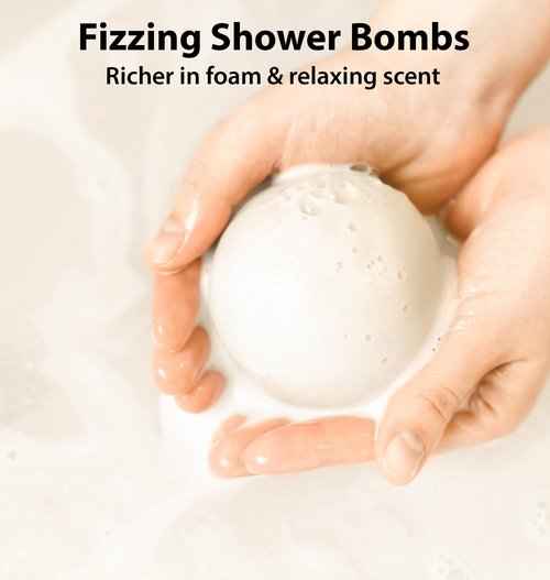 Fizzing Bubble Bath Bombs & Milk Bath Gift Set Pack of 3 - Perfect Selfcare Gift for Birthday Christmas or Stocking Stuffers