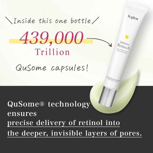 b.glen QuSome RetinoA | Retinol (Vitamin A) | Retinoic Acid Tocopheryl (Vitamins A & E) | Squalane | Organic Shea Butter | Repair Wrinkles | Firms Skin | (15g/0.53oz.)