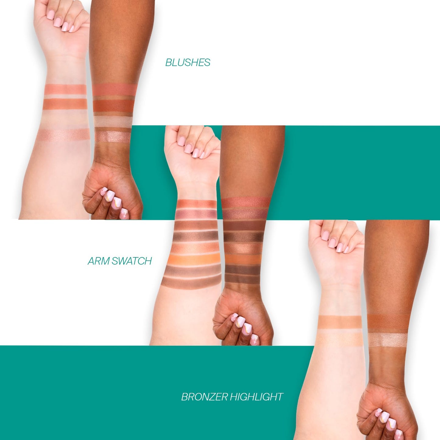 OFRA Pro Palette Boho - 4-in-1 Full Face Makeup Palette with Blush, Eyeshadows, Highlighter, Bronzer, Banana Powder - Powder Makeup Palette with an Mirror - Travel-Friendly & Cruelty-Free