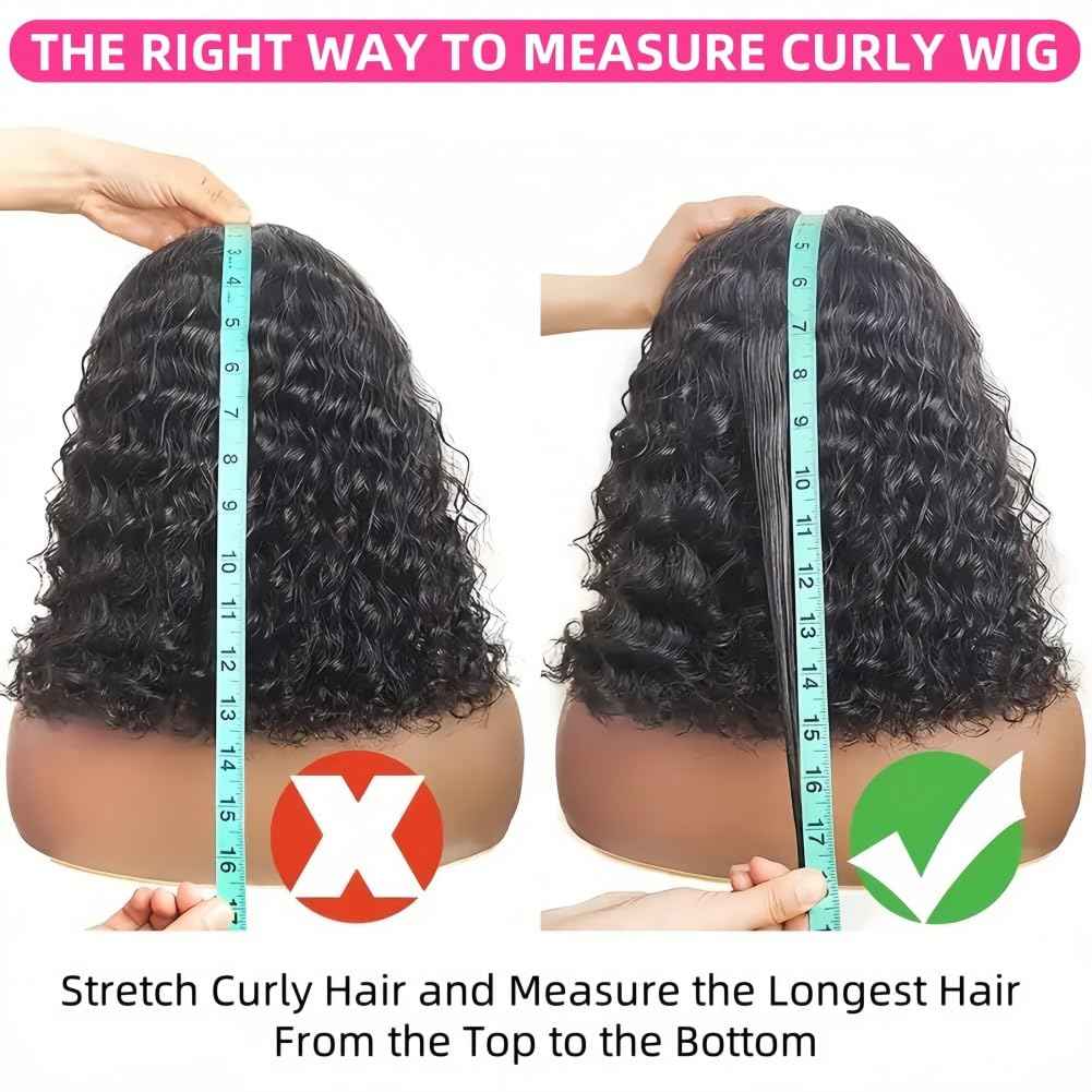 Jilnor Curly Half Wig Human Hair 200% Density Seamless Flip Over Wig Wear and Go Glueless Drawstring Wig Human Hair for Women 3 In 1 Deep Curly Headband Wig Beginner Friendly 22 Inch