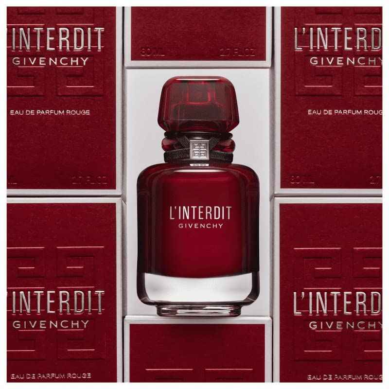 Givenchy L'interdit Rouge Eau De Parfum Spray for Women, 1.7 Ounce