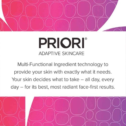 Priori Skincare Eye Serum with AHA Lactic Acid, Caffeine, Vitamin C, E, A Firming, De-puffing Eye Gel for Dark Circles and Wrinkles Fragrance Free Dermatologist Tested 0.5 fl oz